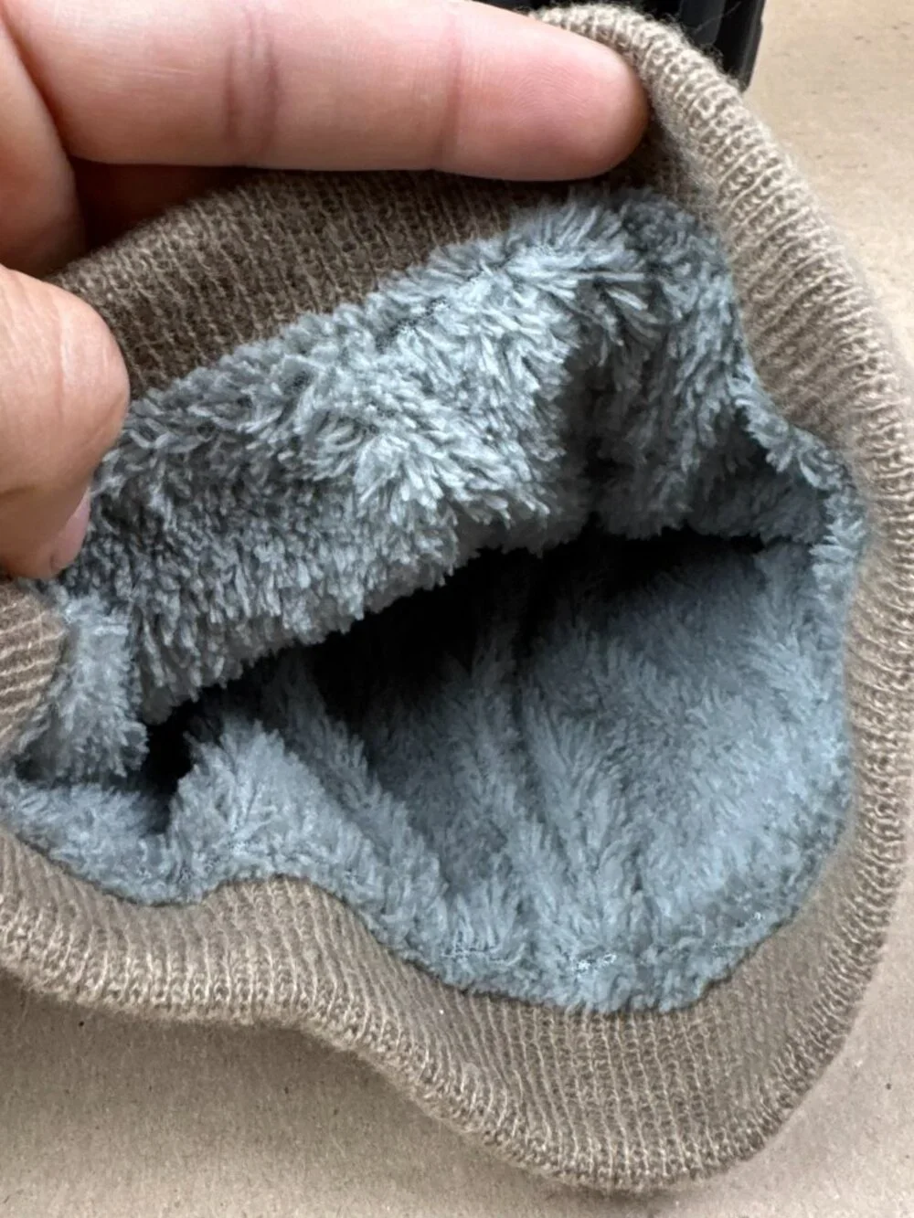 Unisex Winter Fleece-Lined Knit Neck Gaiter / Tube Scarf